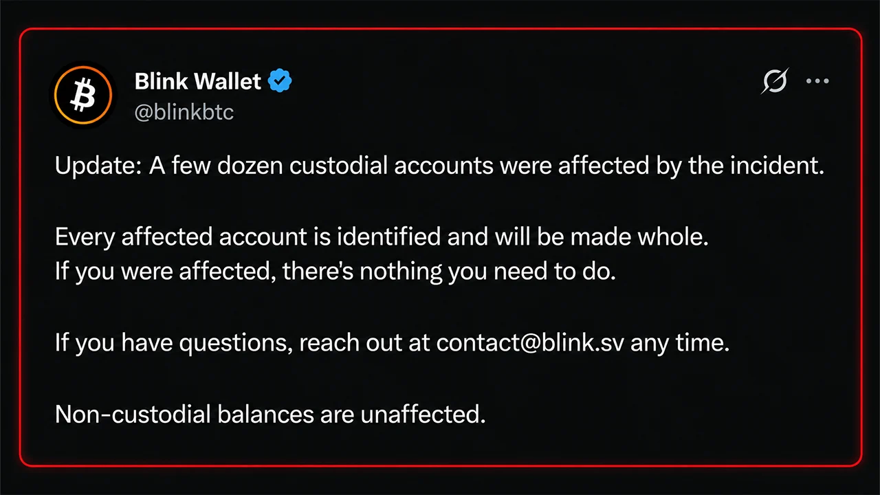 Blink Wallet Hit by Attacker, ‘Few Dozen’ Custodial Accounts Drained